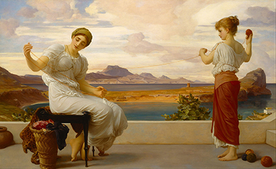 Winding the Skein Frederic Leighton